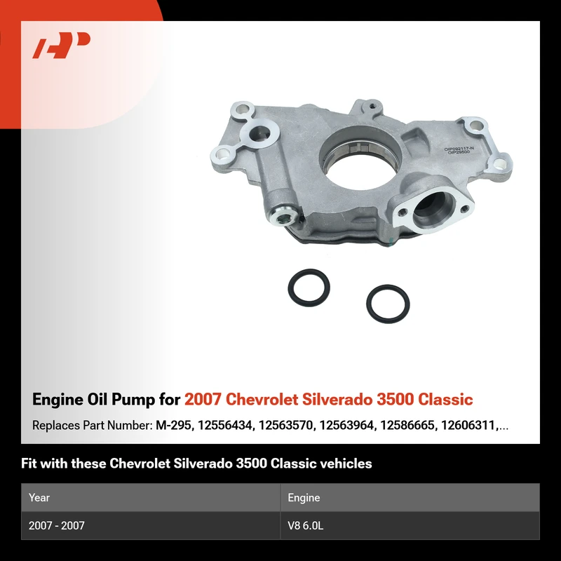 Engine Oil Pump for 2007 Chevrolet Silverado 3500 Classic