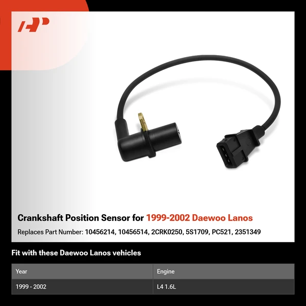 Crankshaft Position Sensor for 1999-2002 Daewoo Lanos