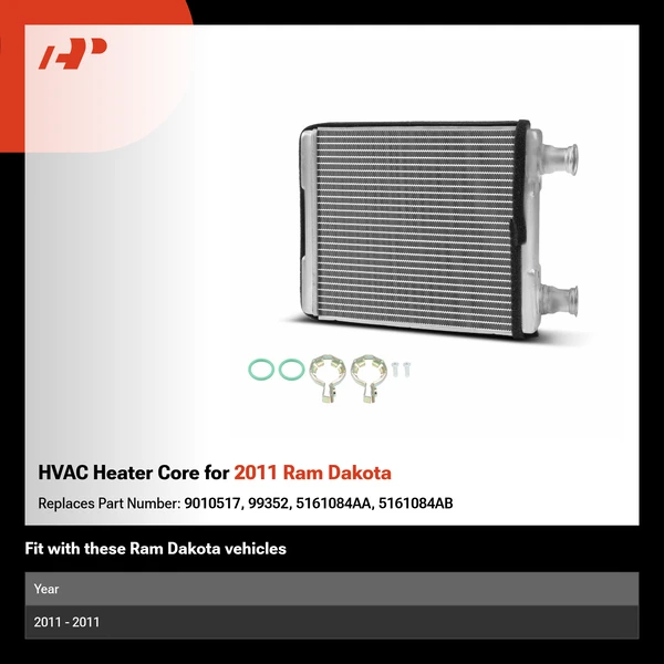 HVAC Heater Core for 2011 Ram Dakota