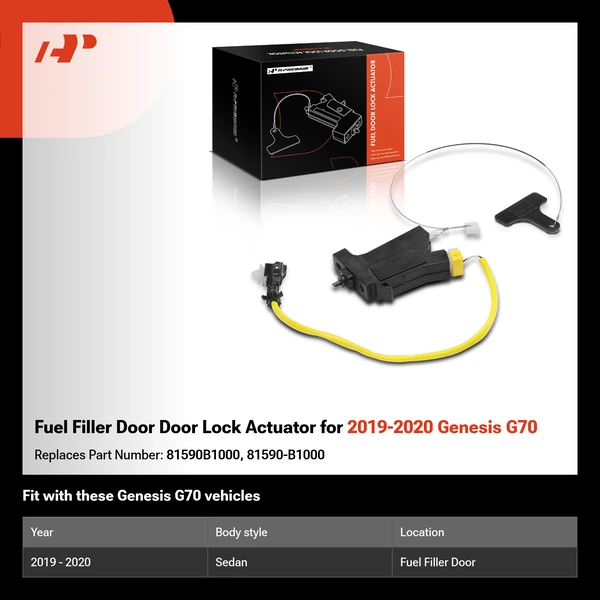 Fuel Filler Door Door Lock Actuator for 2019-2020 Genesis G70