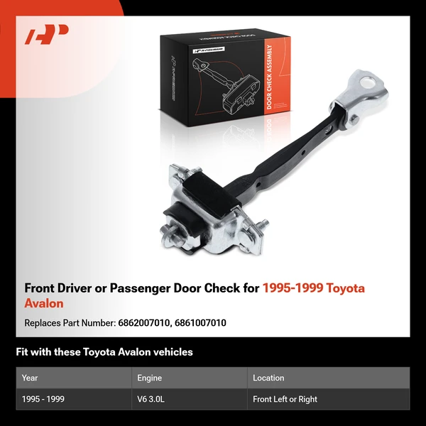 Front Driver or Passenger Door Check for 1995-1999 Toyota Avalon