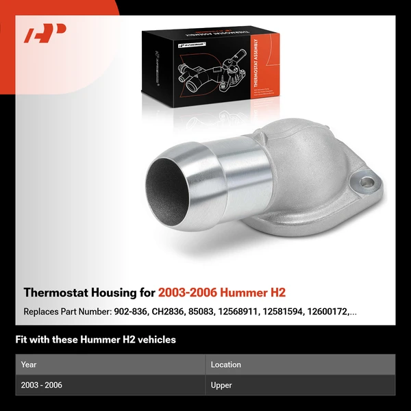 Thermostat Housing for 2003-2006 Hummer H2