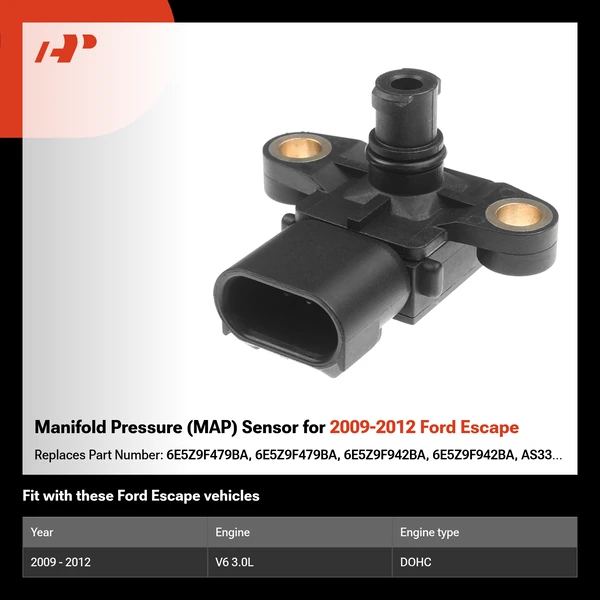 Manifold Pressure (MAP) Sensor for 2009-2012 Ford Escape