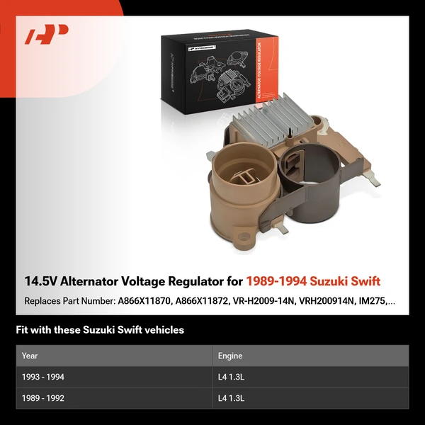 14.5V Alternator Voltage Regulator for 1989-1994 Suzuki Swift