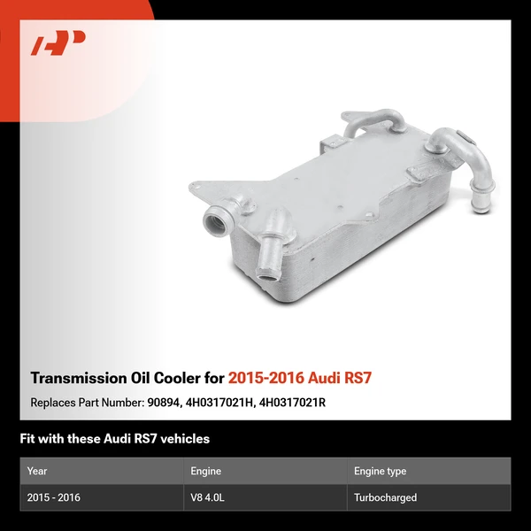 Transmission Oil Cooler for 2015-2016 Audi RS7