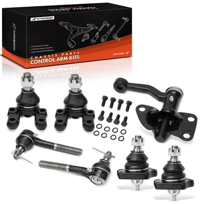 7 Pcs Front Idler Arm with Ball Joint & Tie Rod End