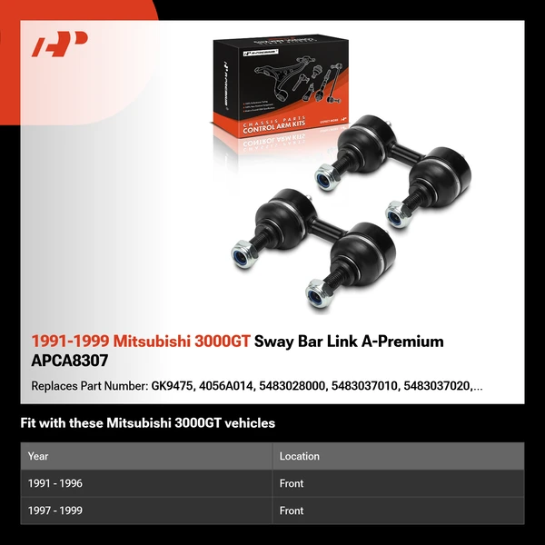 1991-1999 Mitsubishi 3000GT Sway Bar Link A-Premium APCA8307