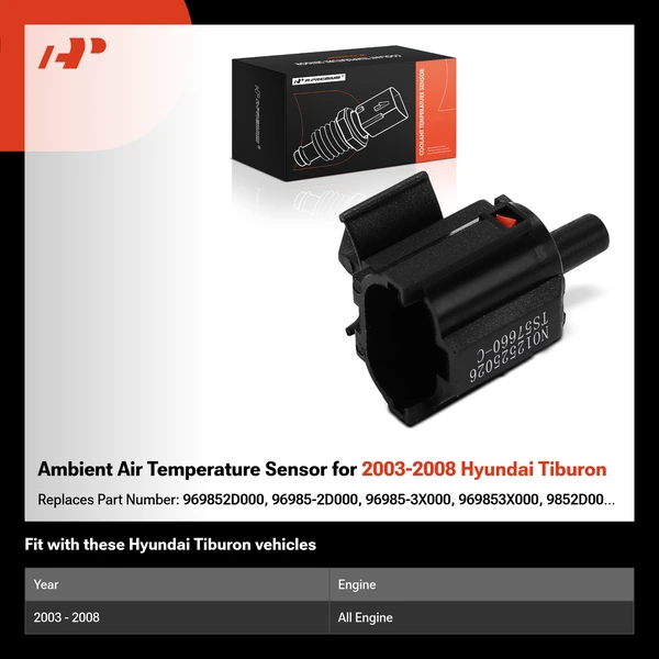 Ambient Air Temperature Sensor for 2003-2008 Hyundai Tiburon