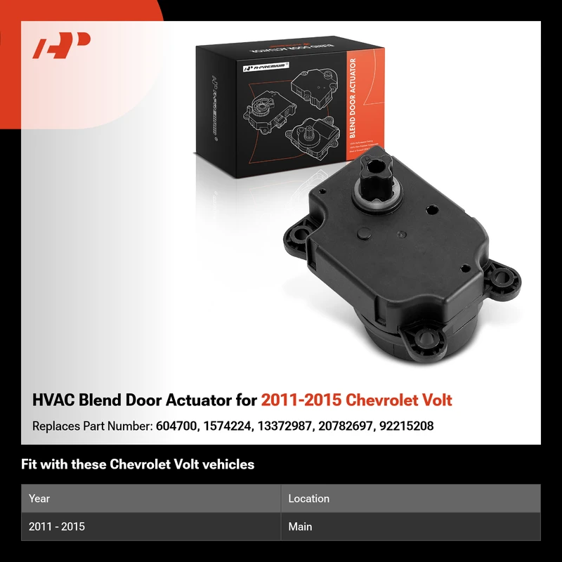 HVAC Blend Door Actuator for 2011-2015 Chevrolet Volt