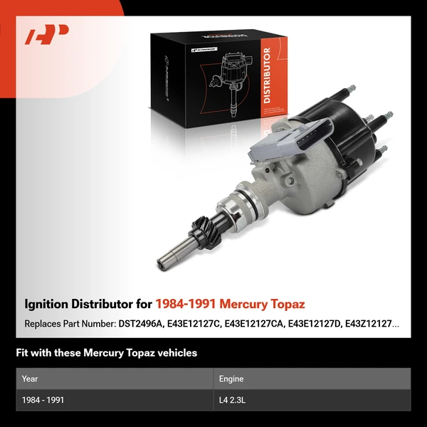 Ignition Distributor for 1984-1991 Mercury Topaz