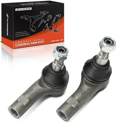 2 Pcs Front Outer Steering Tie Rod End