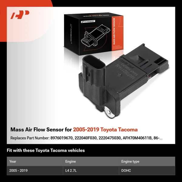 Mass Air Flow Sensor for 2005-2019 Toyota Tacoma