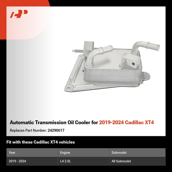 Automatic Transmission Oil Cooler for 2019-2024 Cadillac XT4
