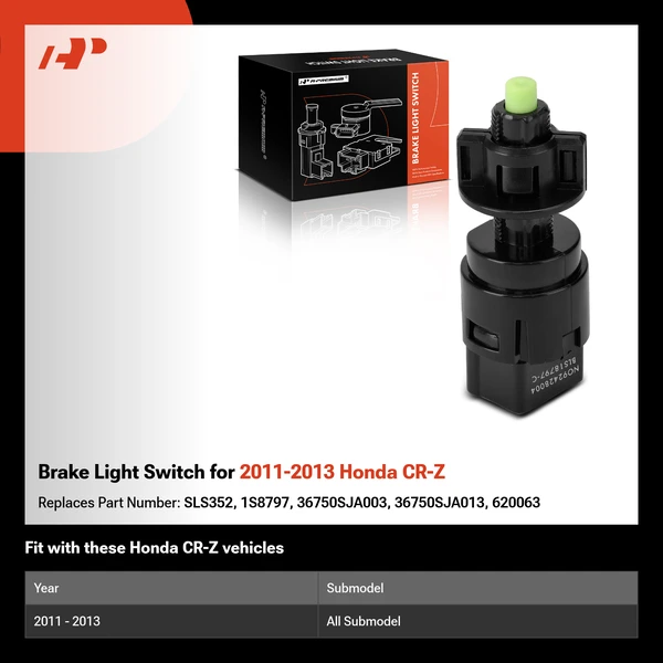 Brake Light Switch for 2011-2013 Honda CR-Z