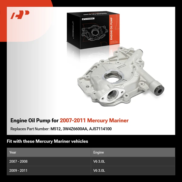 Engine Oil Pump for 2007-2011 Mercury Mariner