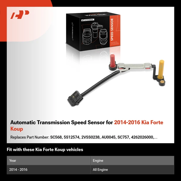 Automatic Transmission Speed Sensor for 2014-2016 Kia Forte Koup