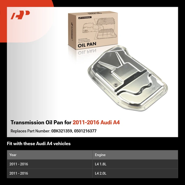 Transmission Oil Pan for 2011-2016 Audi A4
