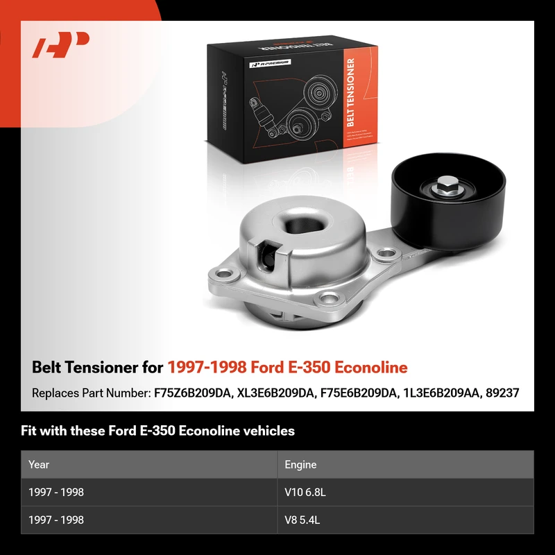 Belt Tensioner for 1997-1998 Ford E-350 Econoline