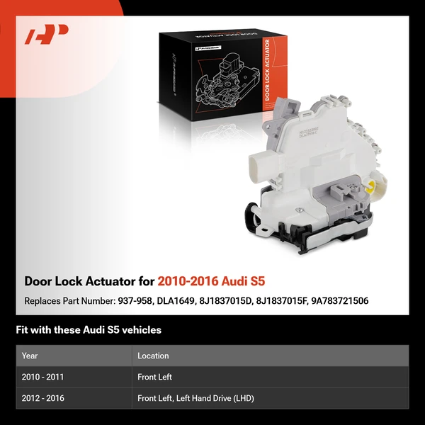Door Lock Actuator for 2010-2016 Audi S5