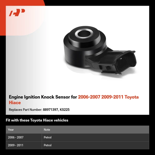 Engine Ignition Knock Sensor for 2006-2007 2009-2011 Toyota Hiace