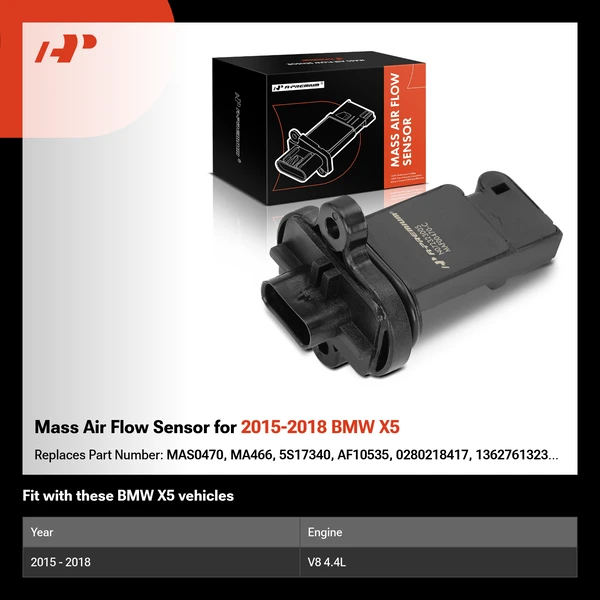 Mass Air Flow Sensor for 2015-2018 BMW X5