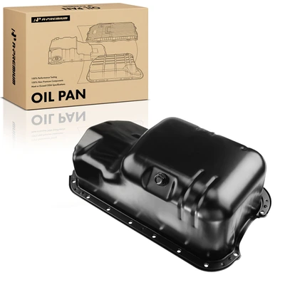 Engine Oil Pan Sump with Drain Plug