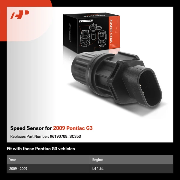 Speed Sensor for 2009 Pontiac G3