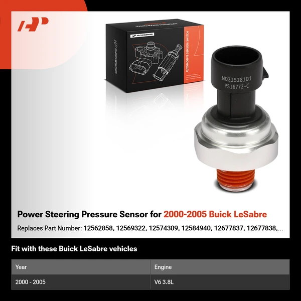 Power Steering Pressure Sensor for 2000-2005 Buick LeSabre