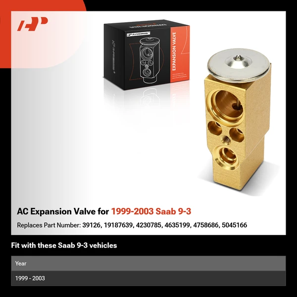 AC Expansion Valve for 1999-2003 Saab 9-3