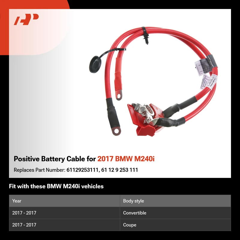Positive Battery Cable for 2017 BMW M240i