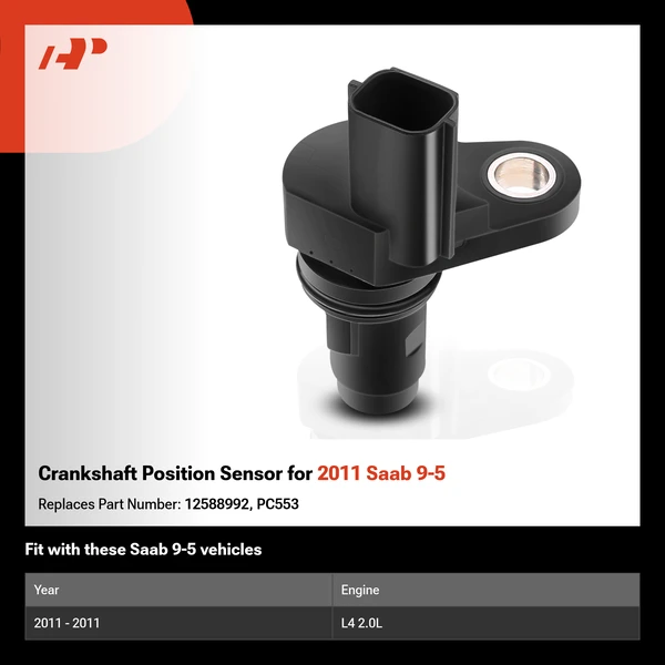 Crankshaft Position Sensor for 2011 Saab 9-5