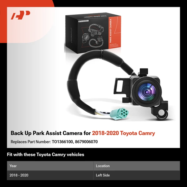 Back Up Park Assist Camera for 2018-2020 Toyota Camry