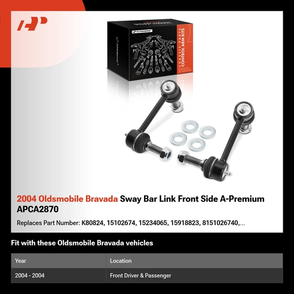 2004 Oldsmobile Bravada Sway Bar Link Front Side A-Premium APCA2870