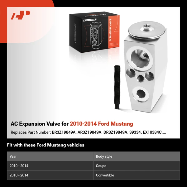 AC Expansion Valve for 2010-2014 Ford Mustang