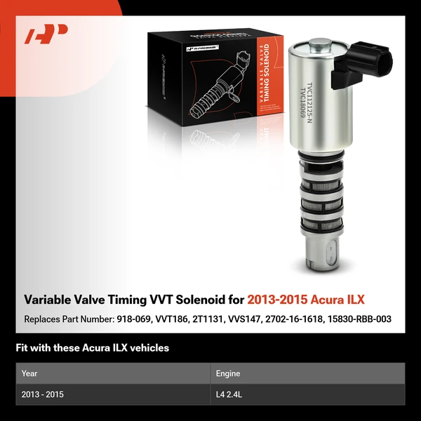 Variable Valve Timing VVT Solenoid for 2013-2015 Acura ILX