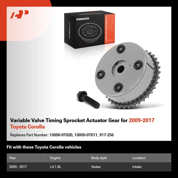 Variable Valve Timing Sprocket Actuator Gear for 2009-2017 Toyota Corolla