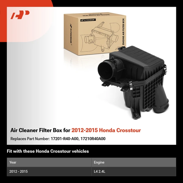 Air Cleaner Filter Box for 2012-2015 Honda Crosstour