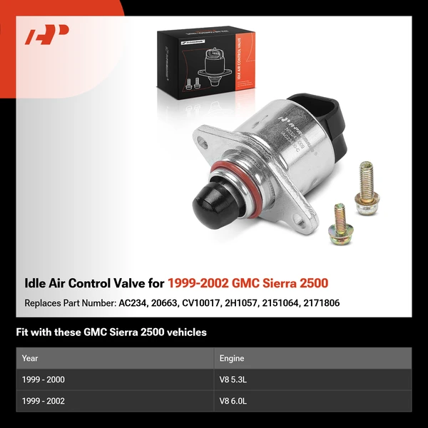 Idle Air Control Valve for 1999-2002 GMC Sierra 2500
