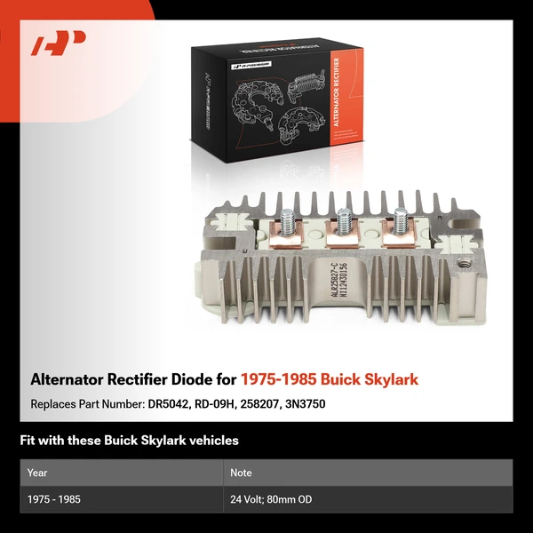 Alternator Rectifier Diode for 1975-1985 Buick Skylark