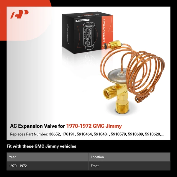 AC Expansion Valve for 1970-1972 GMC Jimmy