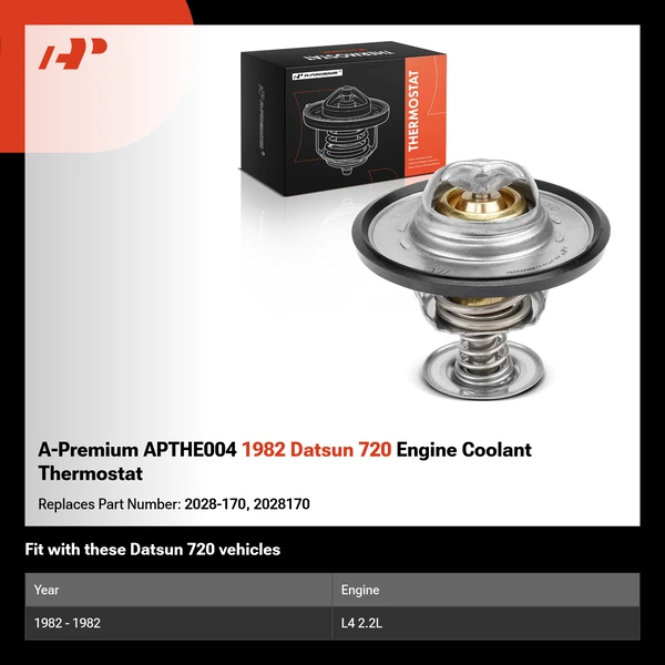A-Premium APTHE004 1982 Datsun 720 Engine Coolant Thermostat