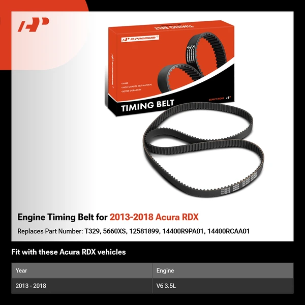 Engine Timing Belt for 2013-2018 Acura RDX