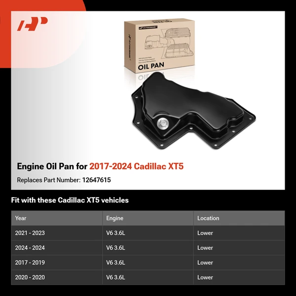Engine Oil Pan for 2017-2024 Cadillac XT5