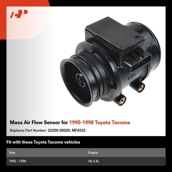 Mass Air Flow Sensor for 1995-1998 Toyota Tacoma