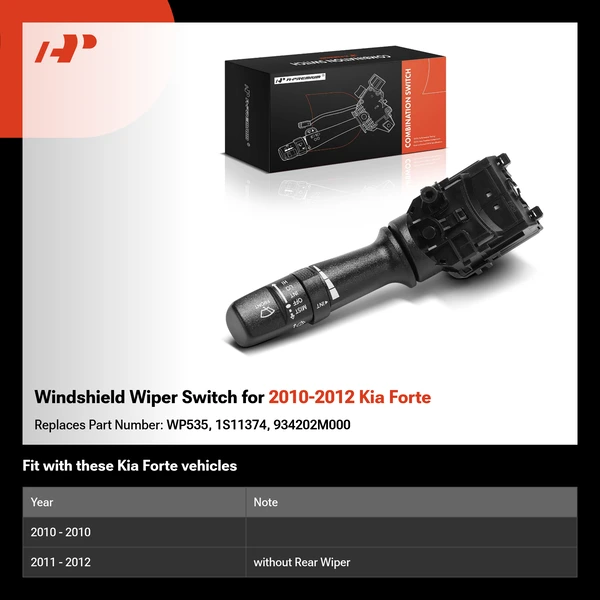 Windshield Wiper Switch for 2010-2012 Kia Forte