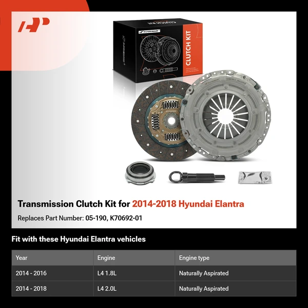 Transmission Clutch Kit for 2014-2018 Hyundai Elantra