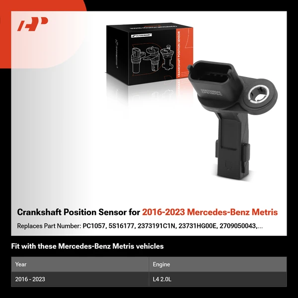 Crankshaft Position Sensor for 2016-2023 Mercedes-Benz Metris