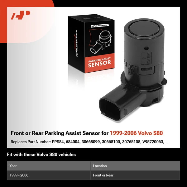 Front or Rear Parking Assist Sensor for 1999-2006 Volvo S80