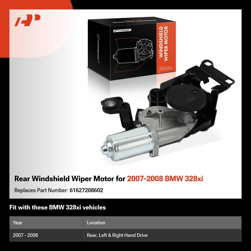 Rear Windshield Wiper Motor for 2007-2008 BMW 328xi