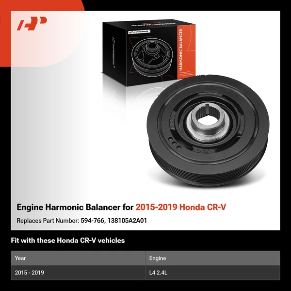 Engine Harmonic Balancer for 2015-2019 Honda CR-V